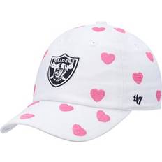 '47 Girls Toddler White Las Vegas Raiders Surprise Clean Up Adjustable Hat