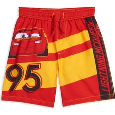 Disney Pixar Cars Lightning McQueen Swim Trunks - Red/Yellow