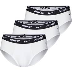 Nike White Knickers Nike Pakke med par hvide briefs Dri-FIT-bomuld