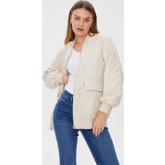 Freequent Overtøj Freequent Bomby Jakke Moonbeam Creme-XL