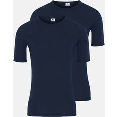 Dovre 2-pack Undertrøje t-shirt 100% merino uld navy