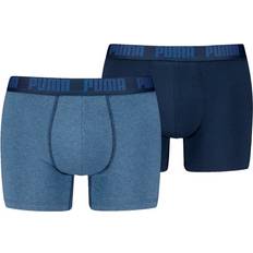 Denim/Jeansstoff - Unisex Bekleidung Puma Everyday Basic Boxer 2er Pack - Blau