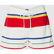 Polo Ralph Lauren Damen Shorts Polo Ralph Lauren Sweatshorts mit Streifenmuster in Bleu, Größe