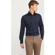 Jack & Jones Jprblaactive Stretch Slim Shirt Svart/Musta