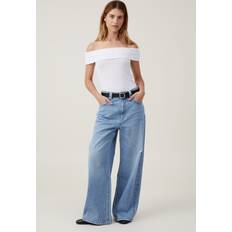 Cotton On Superposede Jeans - Lyseblå
