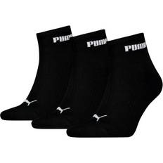 Puma Quarter Socks 3 Pack - Black