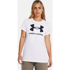 T-shirts Under Armour Women's Rival Logo Short Sleeve T-shirt - White/Black