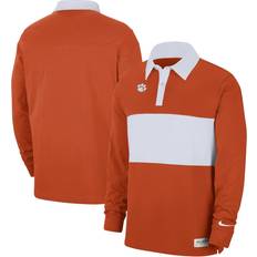 Nike Orange Polo Shirts Nike Men's Orange Clemson Tigers Striped Long Sleeve Polo Shirt Orange