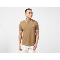 Homme - Marron Polos Fred Perry Twin Tipped Shaded Stone/Snow Polo - Marron