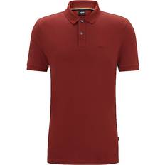 Brown Polo Shirts BOSS Poloshirt Regular Fit PALLAS hellbraun