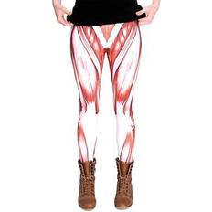 cosey Bedruckte Bunte Halloween Leggins Einheitsgröße Design Muskeln