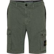 Stone Island Bomuld Bukser & Shorts Stone Island Brushed Cotton Canvas Cargo Shorts Musk