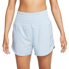 Damen - Sweatshorts NIKE Women's One Dri-FIT Ultra High Waisted 3" Brief Lined Shorts - Light Armoury Blue