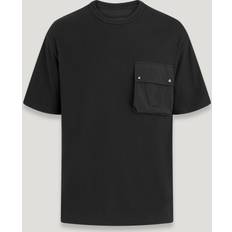 Belstaff Herren T-Shirts Belstaff Castmaster T-shirt für Herren Cotton Jersey Black Black