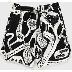 Black & White Strada Shorts BLACK WHITE 0119