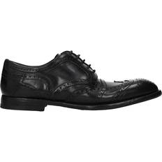 Dolce & Gabbana Læder Wingtip Formelle Sko Sort
