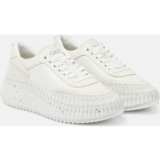 Chloé Sneakers Chloé Baskets Nama Femme Blanc - Polyester