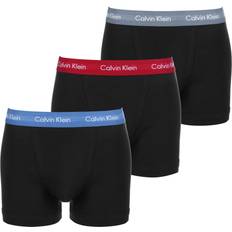 Calvin Klein Cotton Stretch Trunks 3-pack - Cobalt/Rebellious/Dusty Sailor