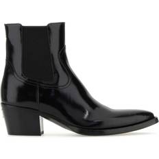 Prada Ankle Boots Prada Black Leather Ankle Boots