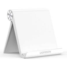 Adjustable Desk Tablet Stand Mobile Phone Holder Foldable Portable Mount White