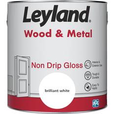 Leyland paint Leyland Trade Leyland Non Drip Gloss Wood Paint White 2.5L