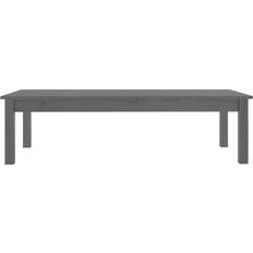 Pine Coffee Tables vidaXL 814236 Grey Coffee Table 50x110cm