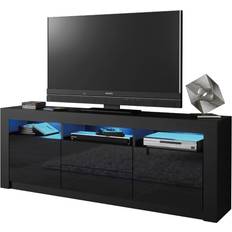 Creative Furniture Modern Black Matt TV Bench 160x60cm