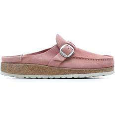 Birkenstock Pink Outdoor Slippers Birkenstock Buckley Suede Leather - Pink Clay