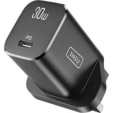 Iniu USB C Plug, 30W USB C Charger Plug, Type C Fast Charger Power Adapter Compatible with iPhone 13 12 11 X 8 Plus Pro Max Samsung S21 20 G