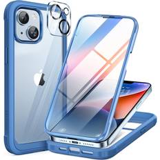 glass Series Designed for iPhone 14 Phone 61 inch, 2023 Upgrade Full-Body clear Bumper with Built-in 9H Tempered glass Screen Prote