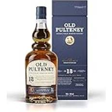 Old Pulteney Single Malt Scotch Whisky 18 Years – Der maritime schottische Whiskey in der Geschenkverpackung mit 46% Alkohol 1 x 0,7l 70 cl