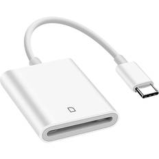 Memory Card Readers Avizar SD Card Reader, USB-C Adapter, White