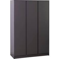 SECONIQUE Malvern Grey Wardrobe 115x180cm