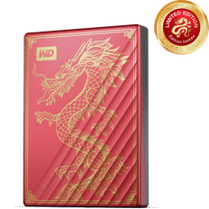 Western Digital WD 2TB My Passport Ultra, Limited Edition Dragon WDBRHB0020BRD-WESN