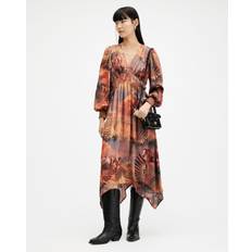 AllSaints Long Dresses AllSaints Estelle Colca A-Line Dress - Canyon Purple