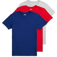 Men - Multicolored T-shirts Polo Ralph Lauren Slim Fit Cotton Crewneck Tee 3-pack - Multi