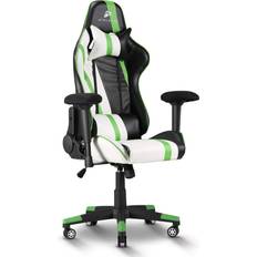 Gaming Chairs Joola Atelerix Ventris Pulse PU Leather Gaming Chair Desk, Office or Computer Chair Tilting Mechanism & Ergonomic Adjustable Swivel Game Chair w/ 4D Armrests, Armrest Covers, Headrest & Lumbar Support