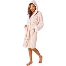 Femme - Rose Peignoirs Light & Shade Animal Print Super Cosy Robe Pink