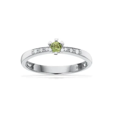 Scrouples Scrouples Vida Vida Darling ring 0,10 peridot 0,04H-W/P1 kt Plaza