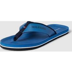 Tommy Hilfiger Blue Flip-Flops Tommy Hilfiger Zehentrenner Comfort Beach Sandal FM0FM05029 Dunkelblau