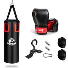 Boxing Sets Costway Filled Punching Bag Set for Adults- lbs