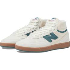 New Balance Men's NB Numeric 440 High V2 in White/Green Suede/Mesh