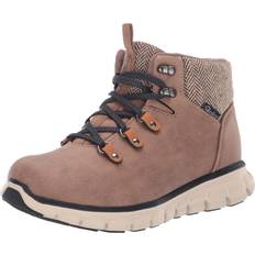 Beige Chukka Boots Skechers Women's Synergy-Mountain Dreamer Chukka Boot, Taupe