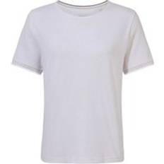 Linen T-shirts Craghoppers Womens/Ladies NosiBotanical T-Shirt White