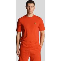 Lyle & Scott T-shirts Lyle & Scott and Mens Plain T-Shirt Gala Red