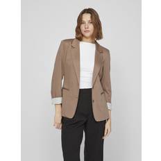 Vila XL Jacketts Vila Jersey Blazer Braun