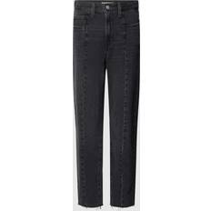 Levi's High Waisted Altered Mom Jeans Black