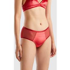 United Colors of Benetton Underkläder United Colors of Benetton High-rise Velour Briefs, XS, Red, Women