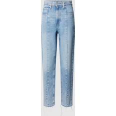 Levi's High Waisted Altered Mom Jeans Blue