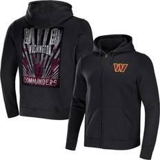 Sports Fan Apparel Fanatics Men's Nfl x Darius Rucker Collection Black Washington Commanders Rocker Full-Zip Hoodie Black